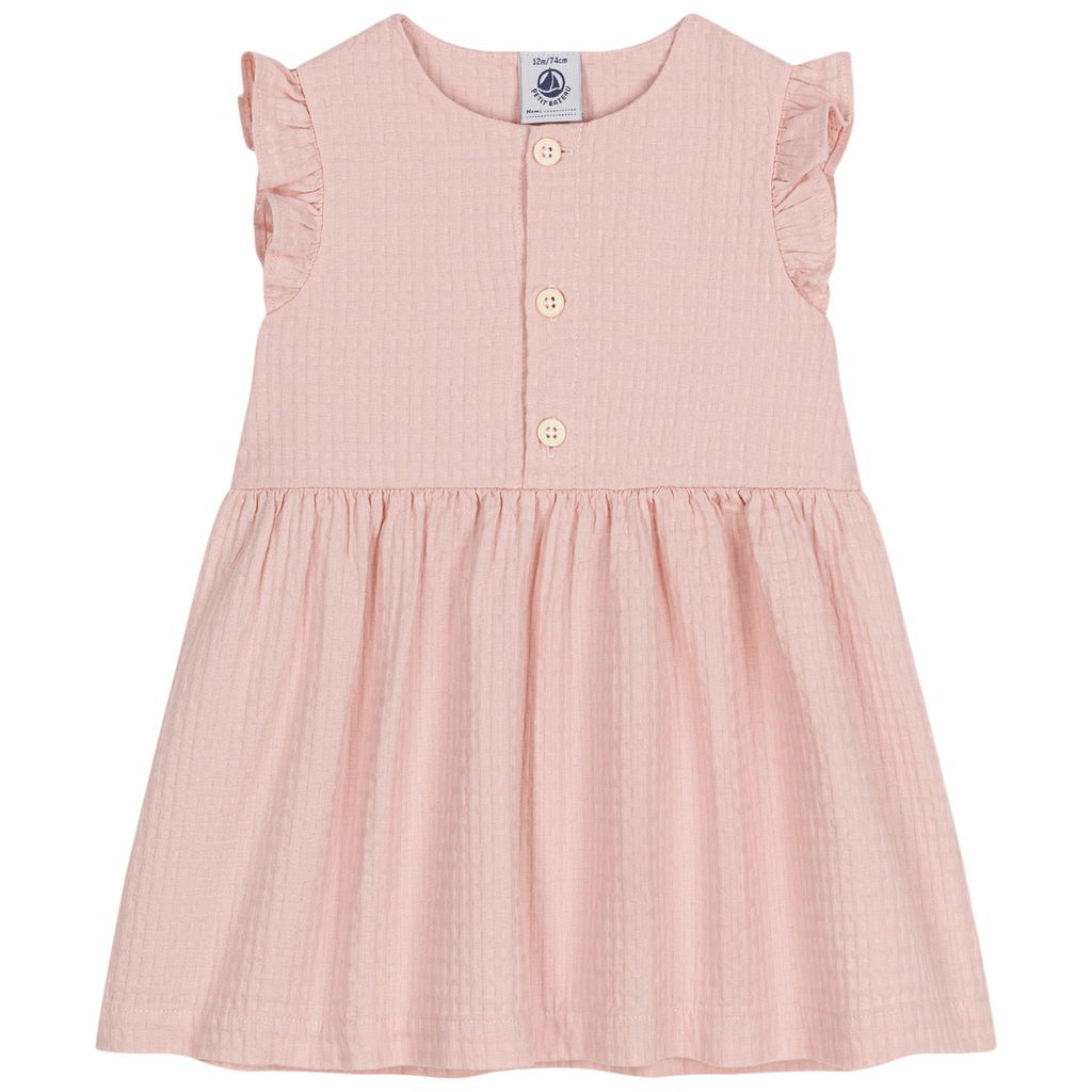 PETIT BATEAU KIDS 아기 드레스 핑크