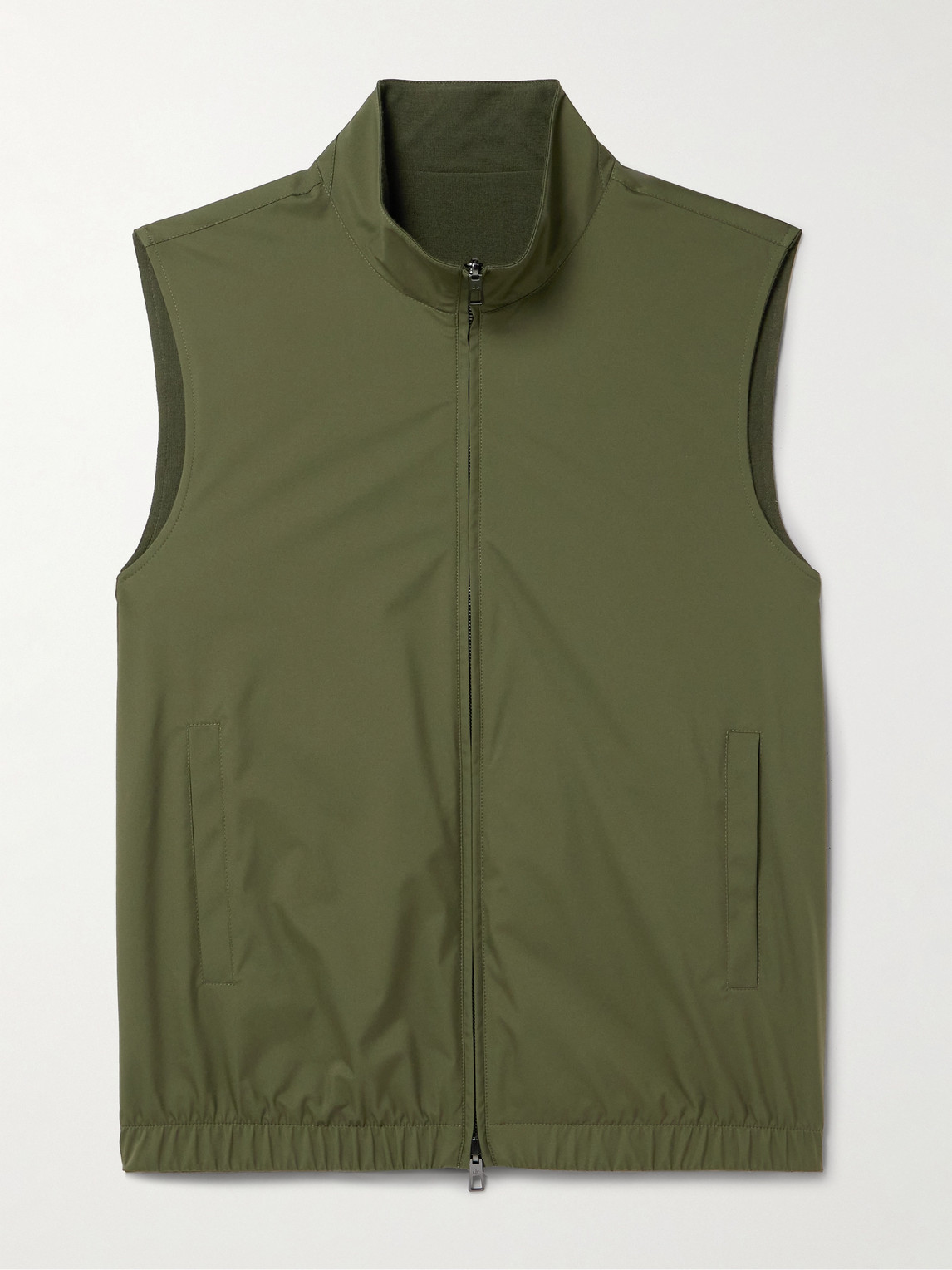 LOROPIANA 리버시블 스톰 시스템 셸 앤 슈퍼 위시 버진 울 질레