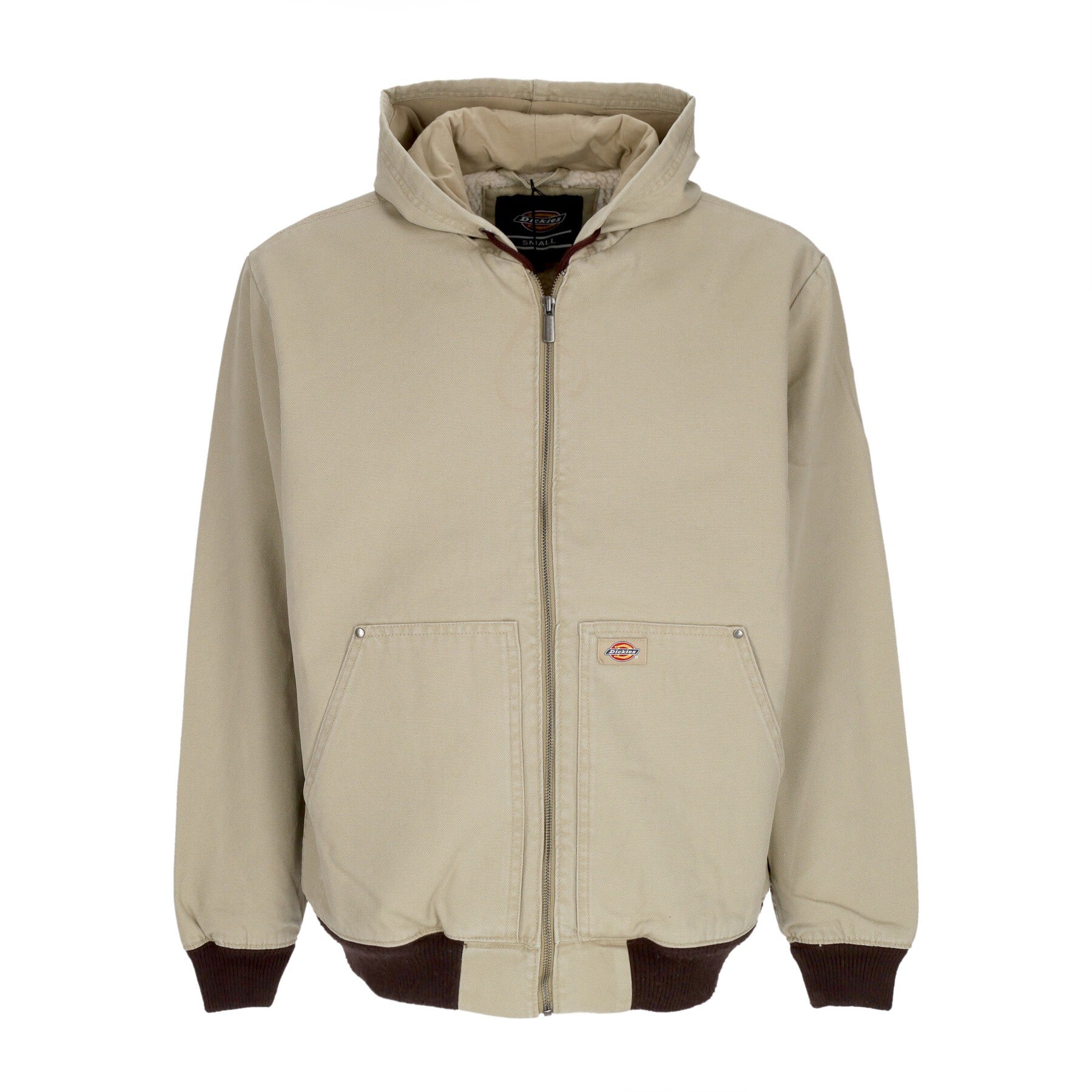 DICKIES 후드 덕 캔버스 자켓 사막 모래