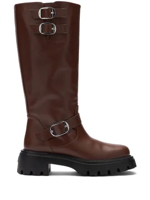 STUART WEITZMAN 50mm 에머슨 모토 부츠