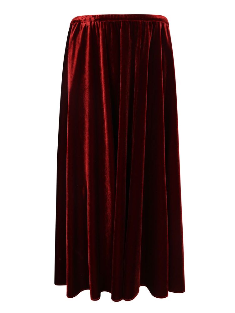 ALBERTA FERRETTI 플루이드 컷 미디 스커트