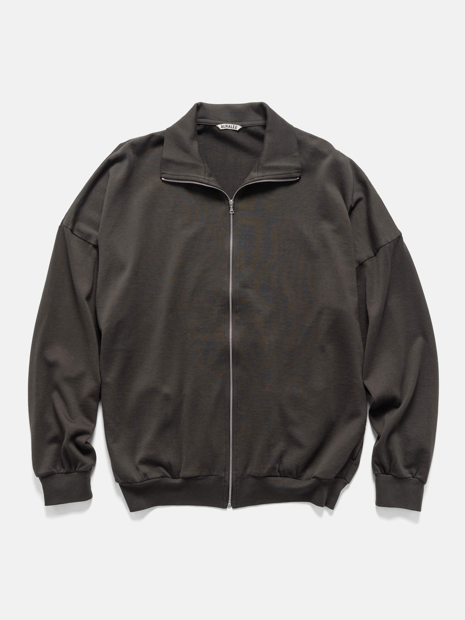 トップス AURALEE SUPER HIGH GAUGE SWEAT ZIP 3 Super High Gauge Sweat Zip Blouson | 오라리 | FETCHING