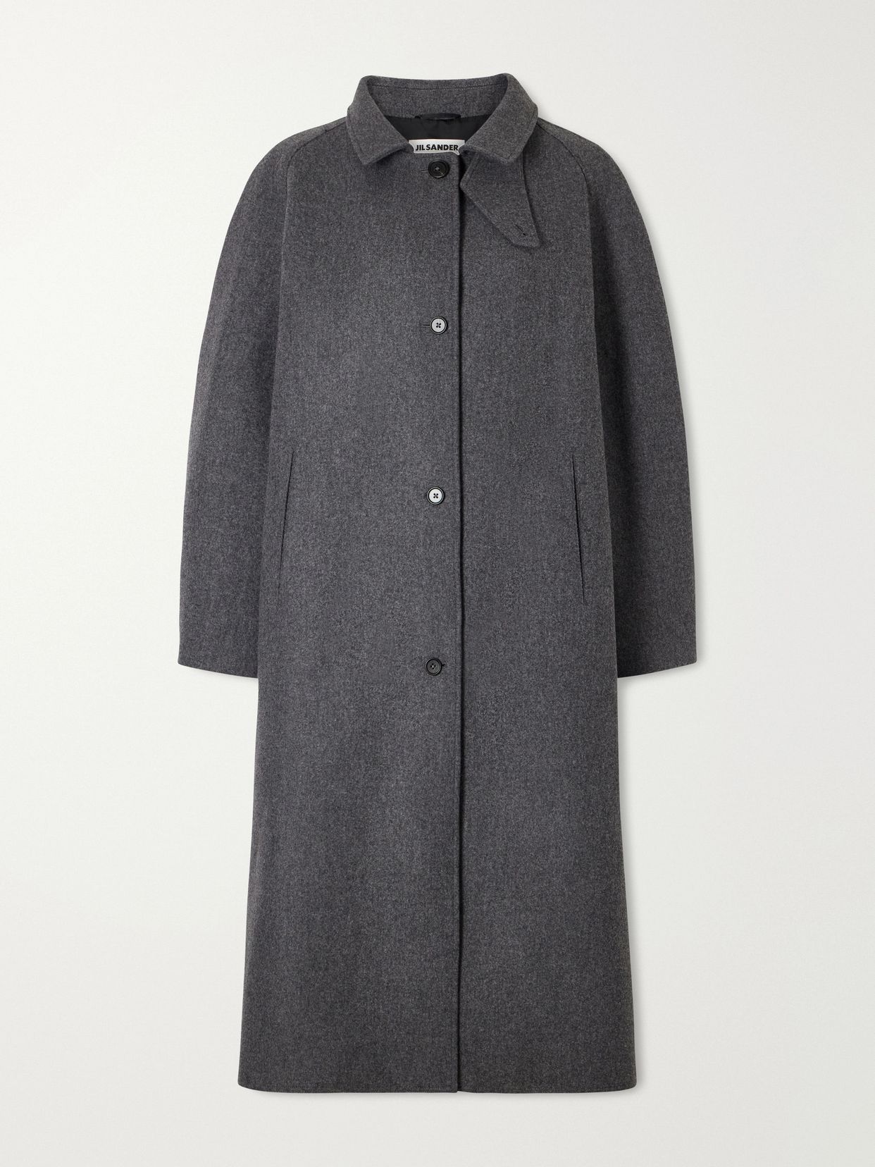 JIL SANDER 울 혼합 코트