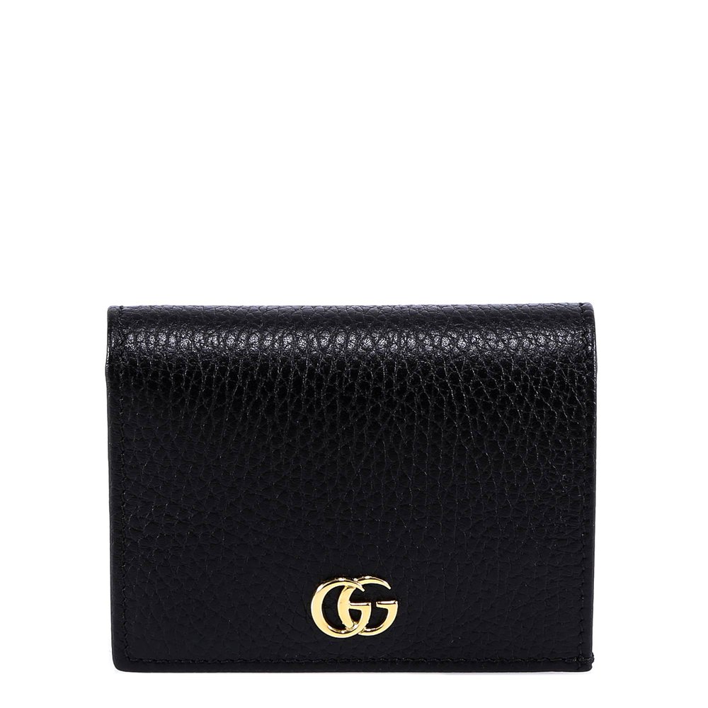 GUCCI 로고 플라크 바이폴드 지갑