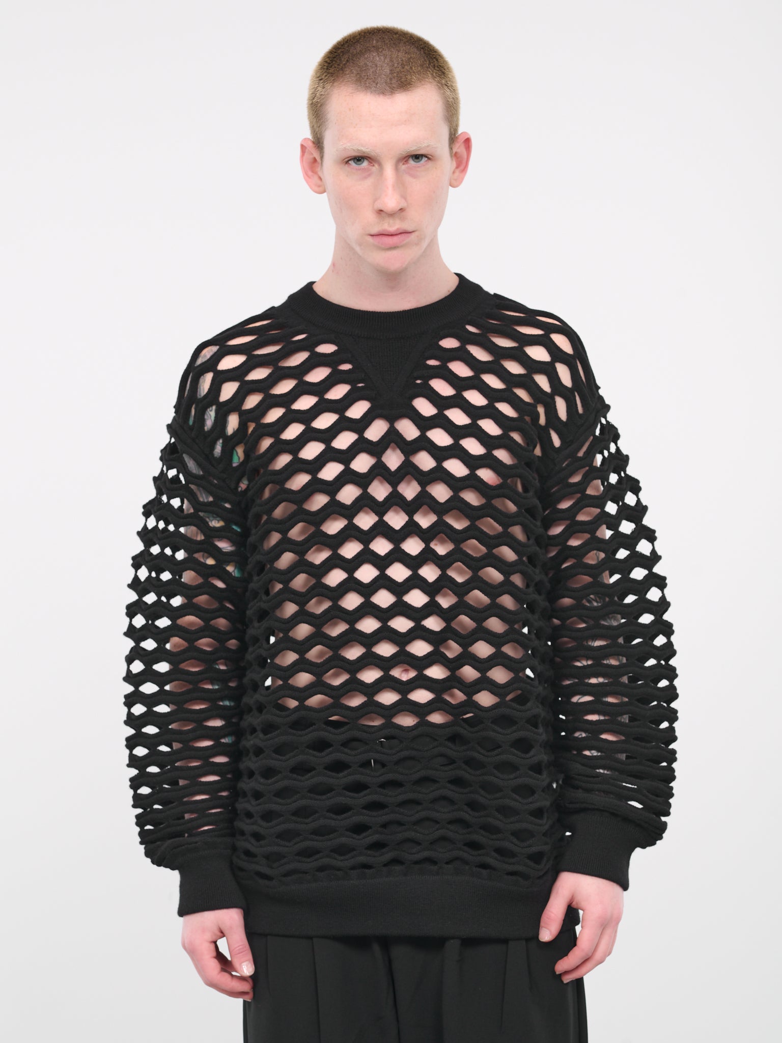 Junya Watanabe 컷아웃 오버사이즈 크루넥
