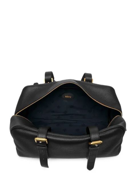 MULBERRY 보스턴 버클 디테일 가죽 토트백