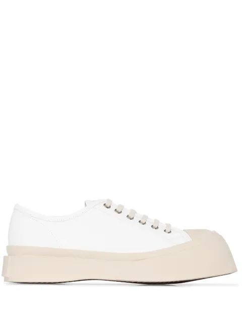 MARNI 파블로 가죽 레이스업 스니커즈