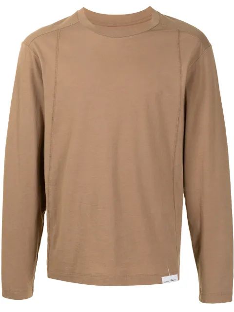 3.1 PHILLIP LIM 로고 패치 디테일 티셔츠
