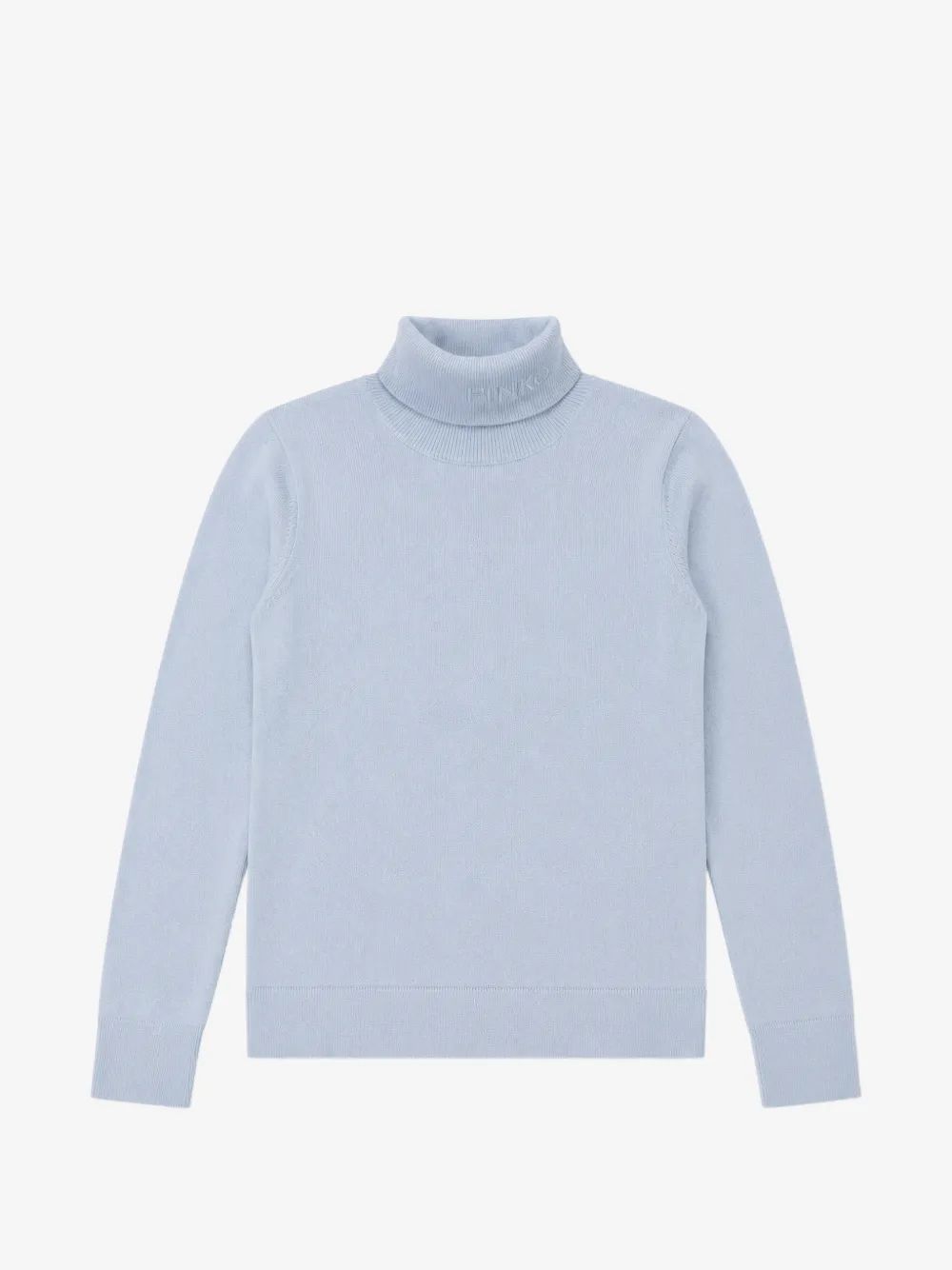 Pinko Kids 로고 자수 롤넥 스웨터