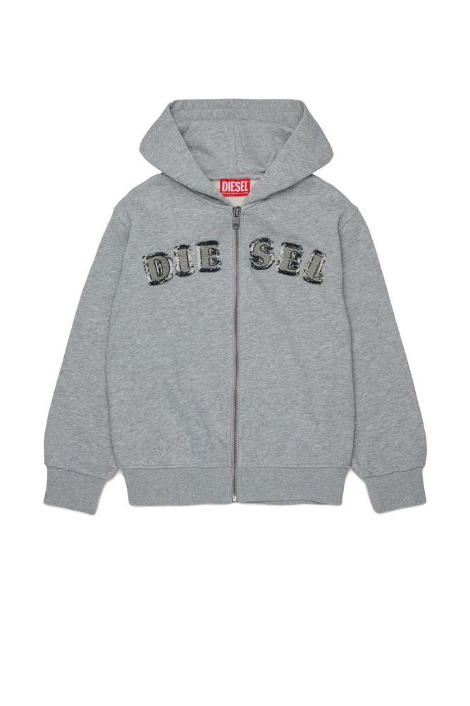 Diesel Kids 로고 집 후드티