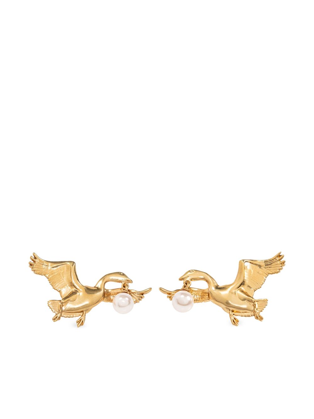 구스 귀걸이 25171A91078401 1607ORO | MOSCHINO | 페칭 FETCHING