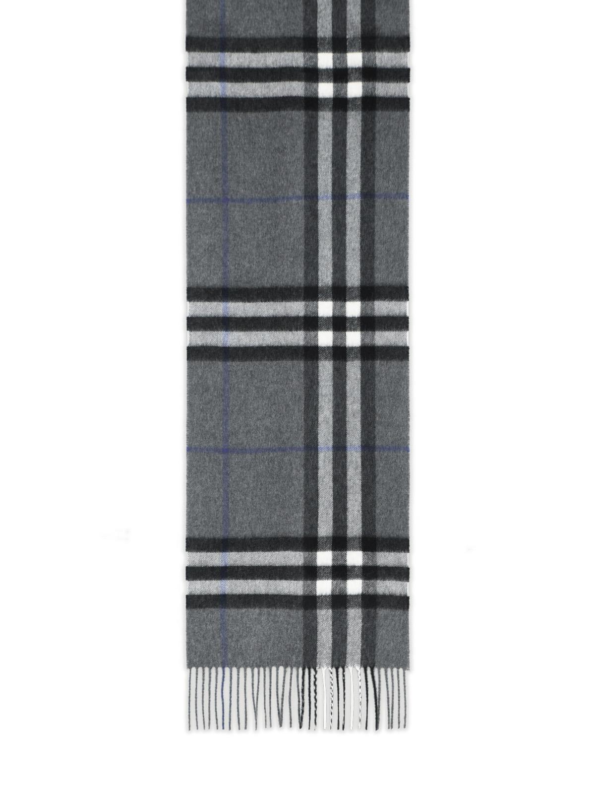 BURBERRY 버버리 26FW 말보로그레이 체크 캐시미어 머플러 8112642