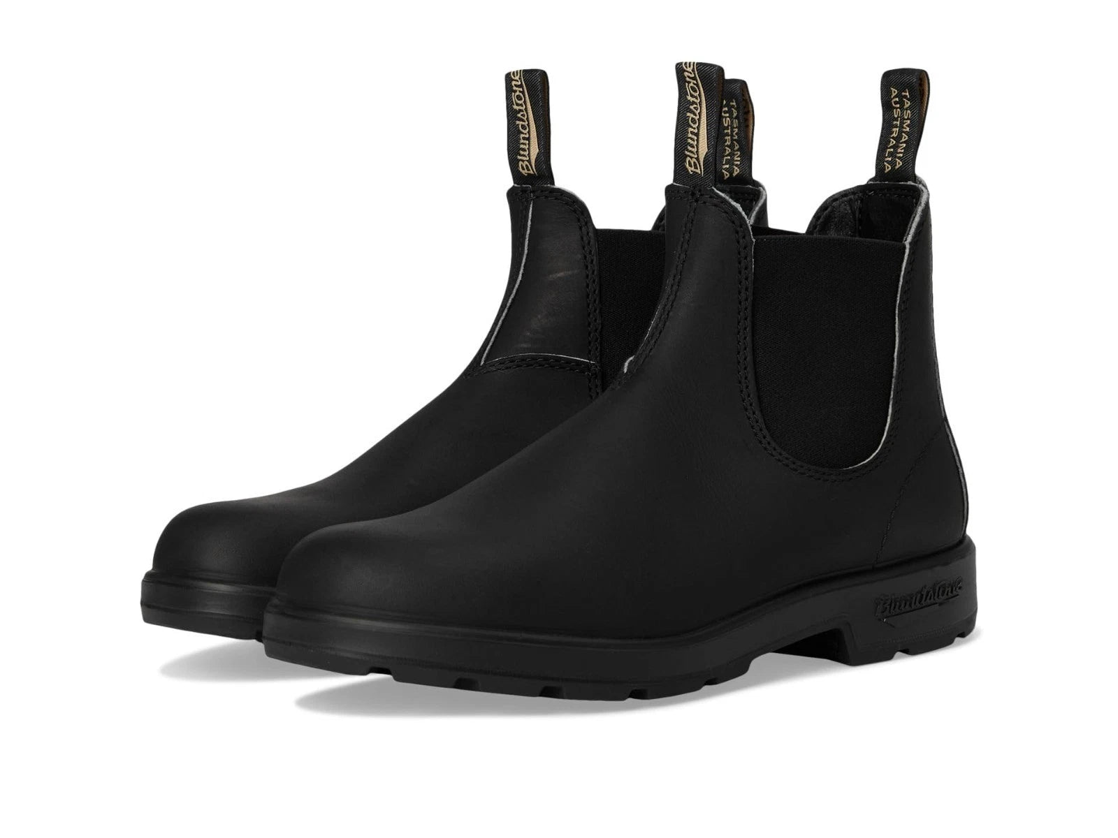 Blundstone #510 남성 블랙 가죽 라운드 토 앵클 첼시 부츠