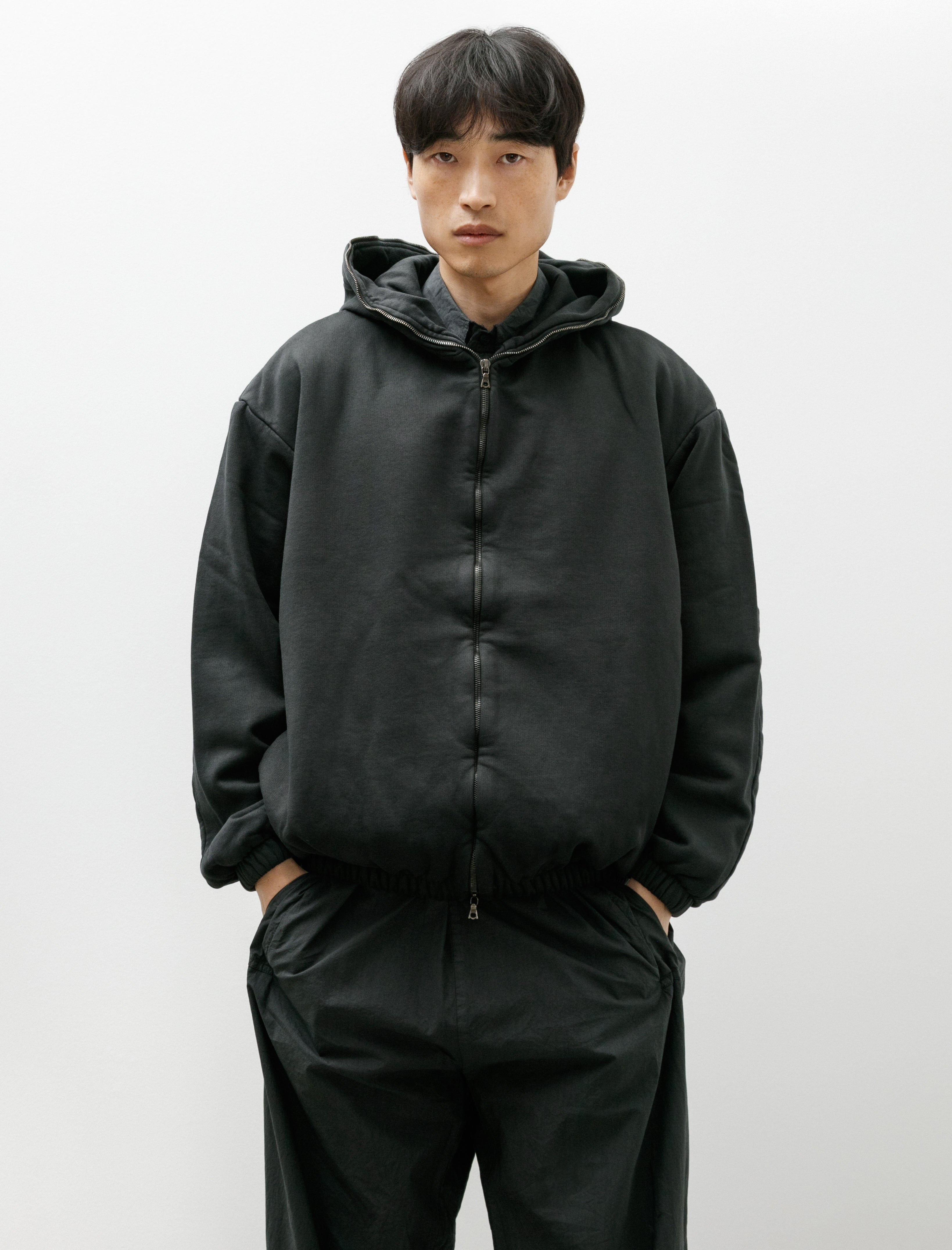 Gabriela Coll Garments No.216 플리스 후드 집업 자켓
