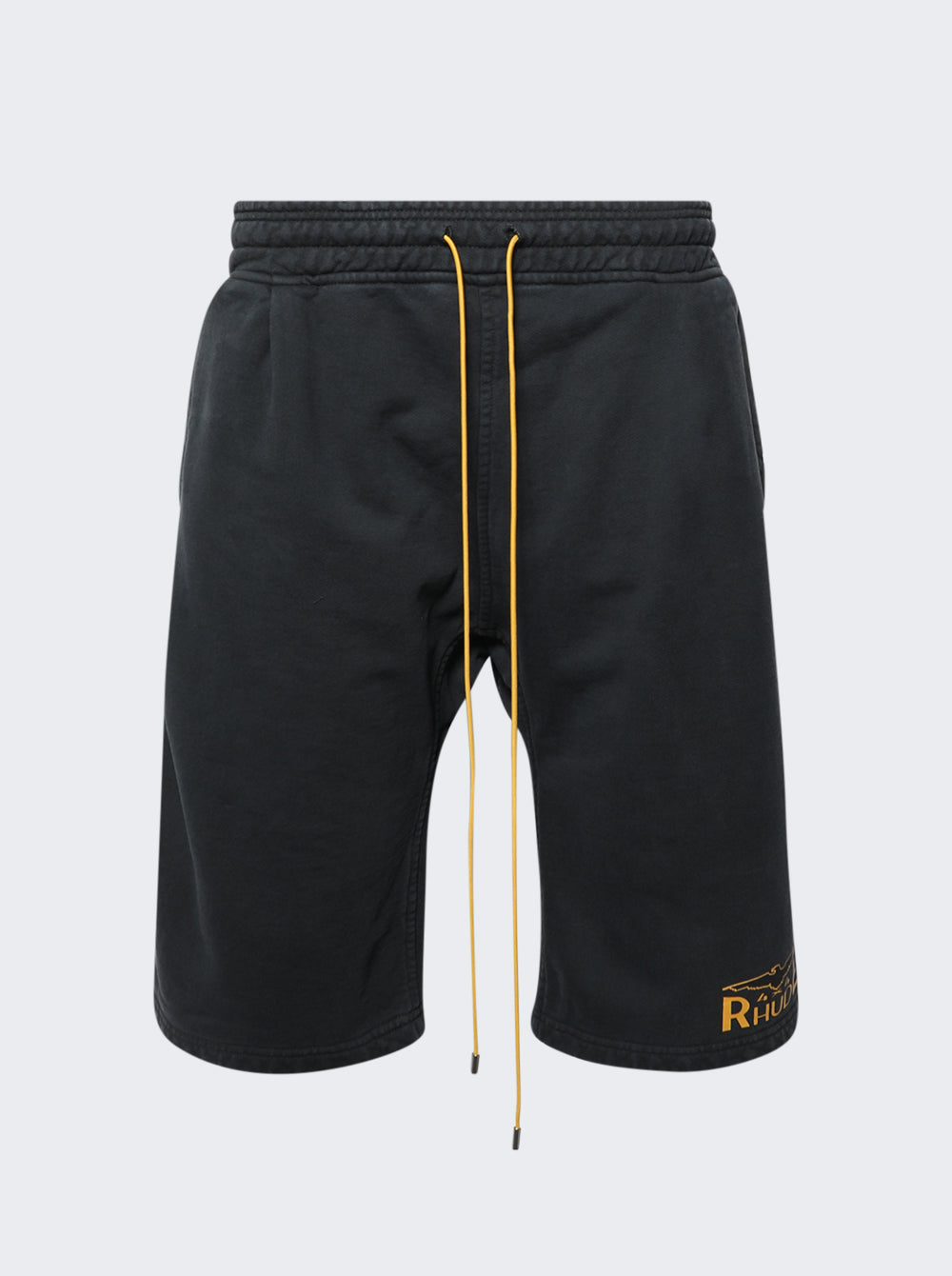 Rhude 4X4 스피릿 스웻숏 6185 빈티지 블랙 / 옐로우