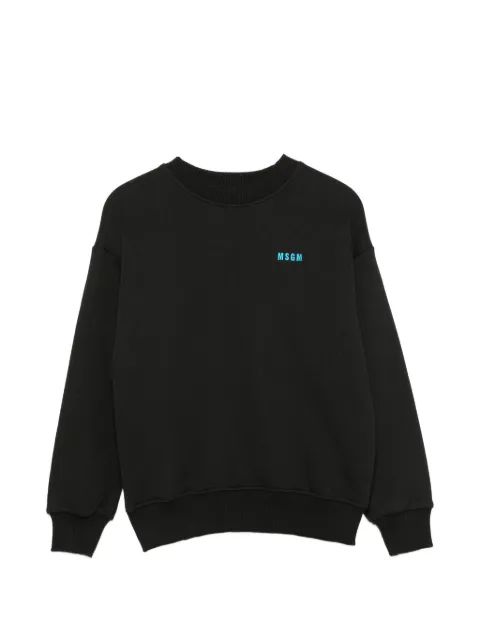 MSGM Kids 로고 자수 맨투맨