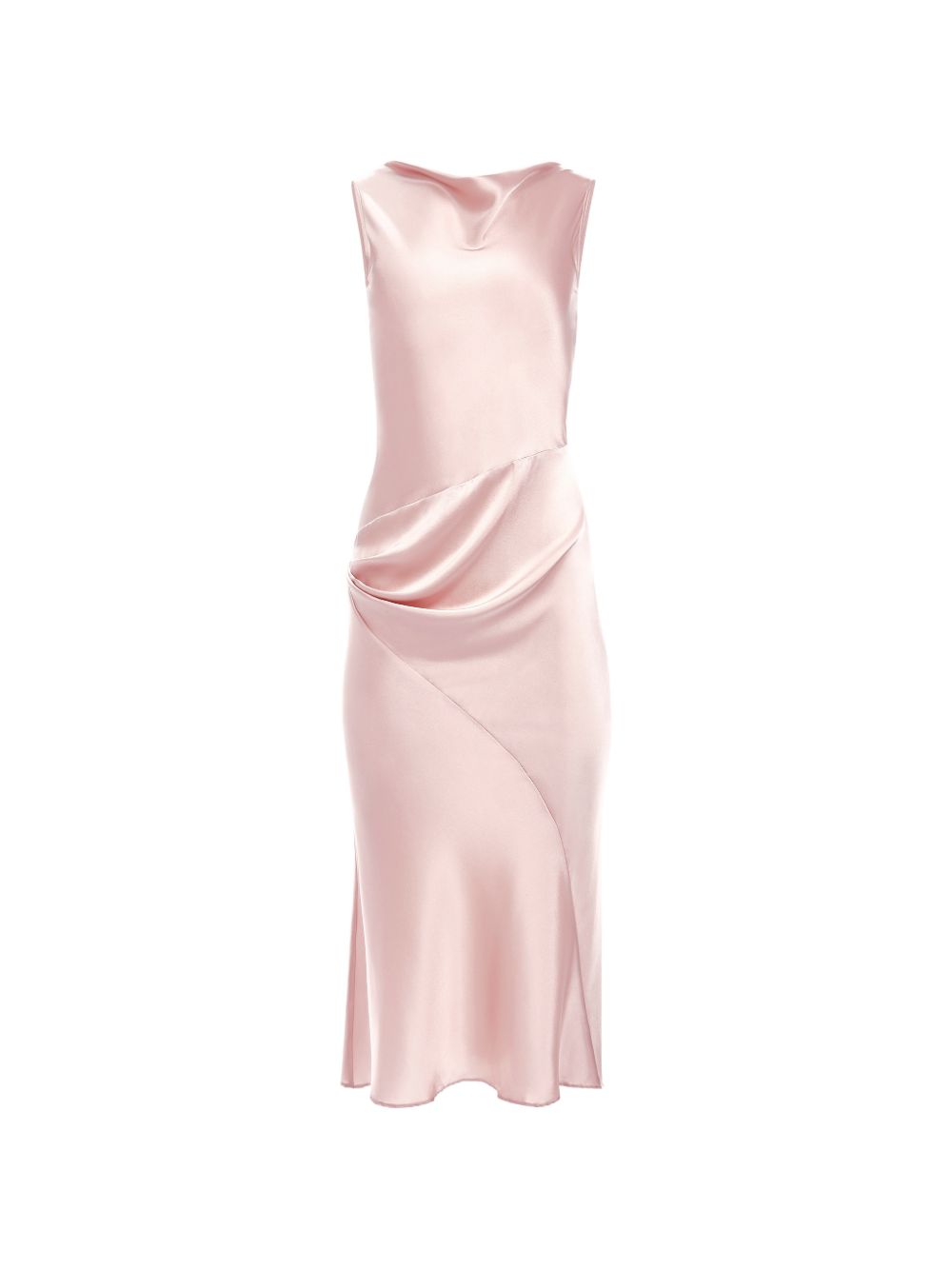 NINA RICCI 드레이프 미디 드레스