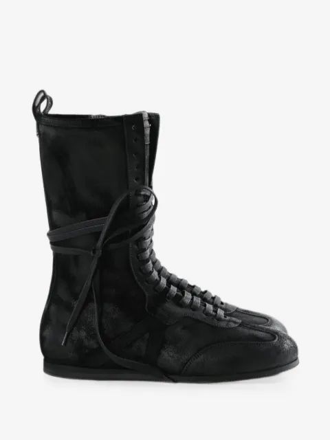Ann Demeulemeester 레이스업 하이탑 스니커즈
