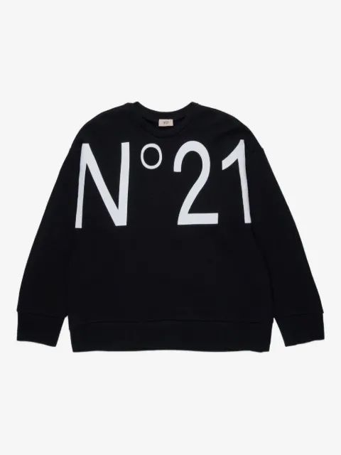 N.21 Kids 로고 디테일 스웨터