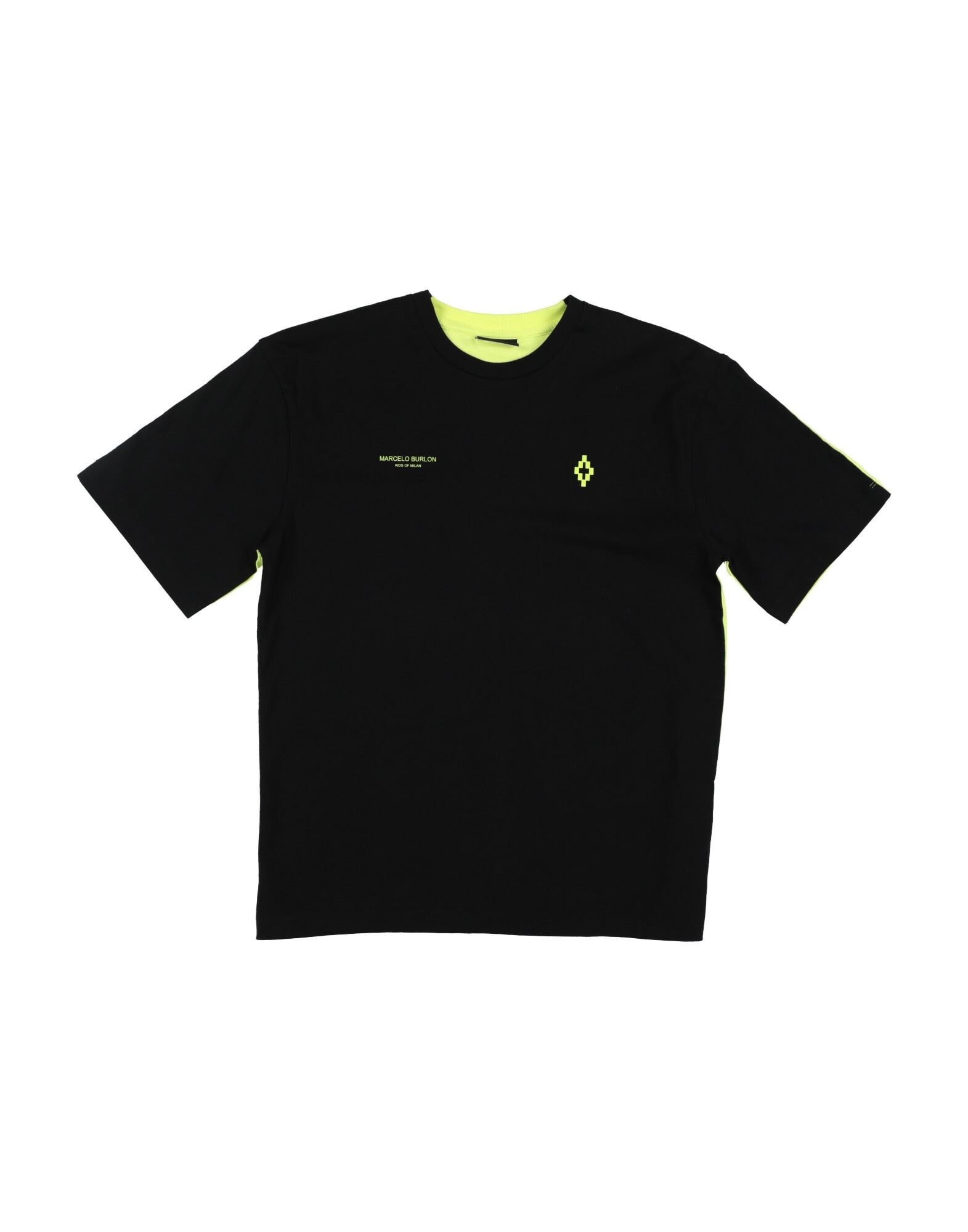 MARCELO BURLON 투톤 패턴 티셔츠