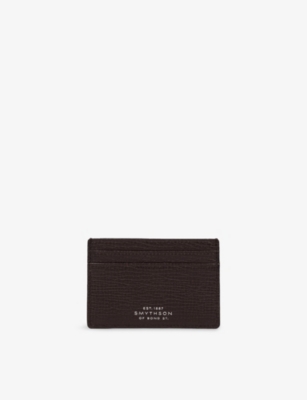 Smythson 루드로우 가죽 카드 홀더