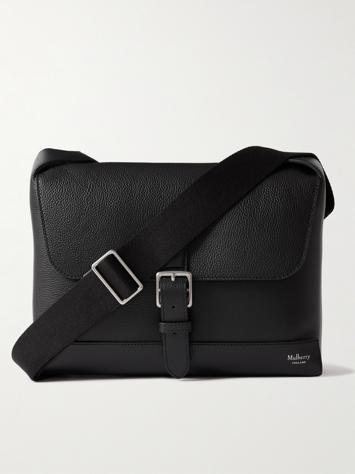 MULBERRY 칠턴 스몰 풀 그레인 가죽 메신저 백