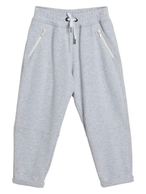 Brunello Cucinelli Kids 스무스 프렌치 트랙 팬츠