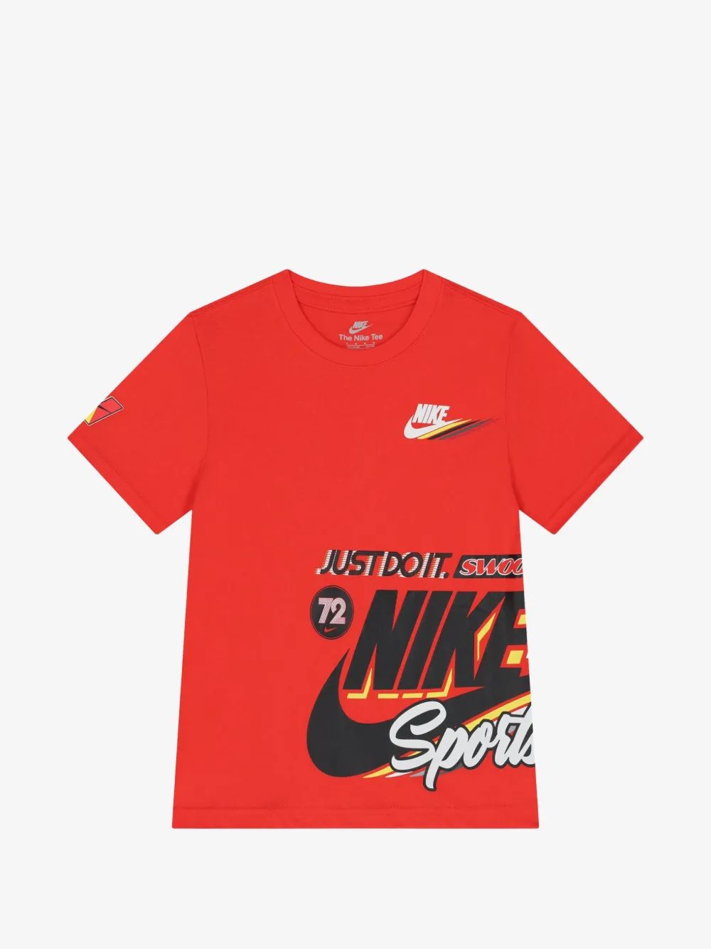 Nike Kids 로고 프린트 티셔츠