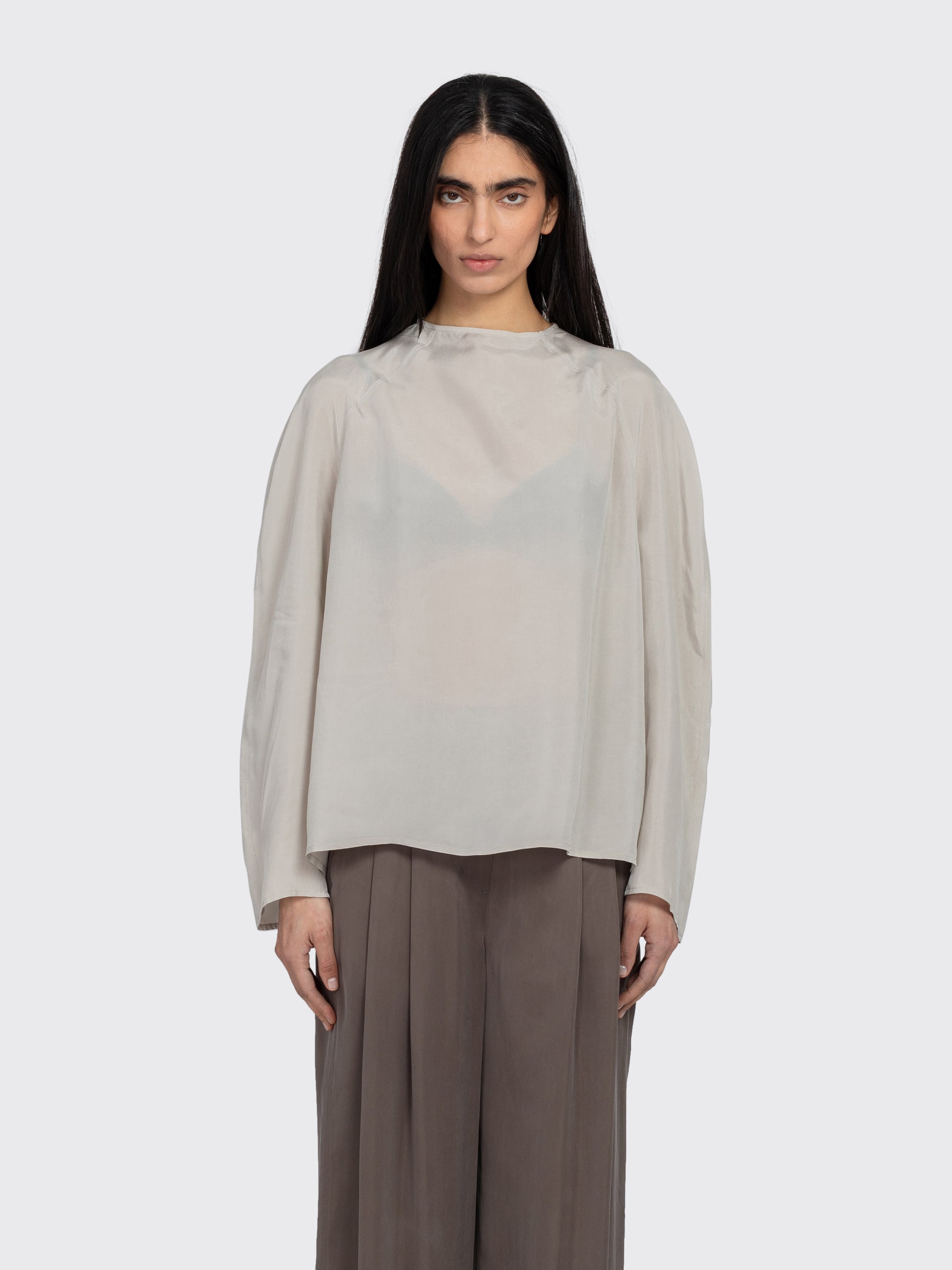 Raglan Cupro Top W07TOBEI | 아모멘토 | FETCHING