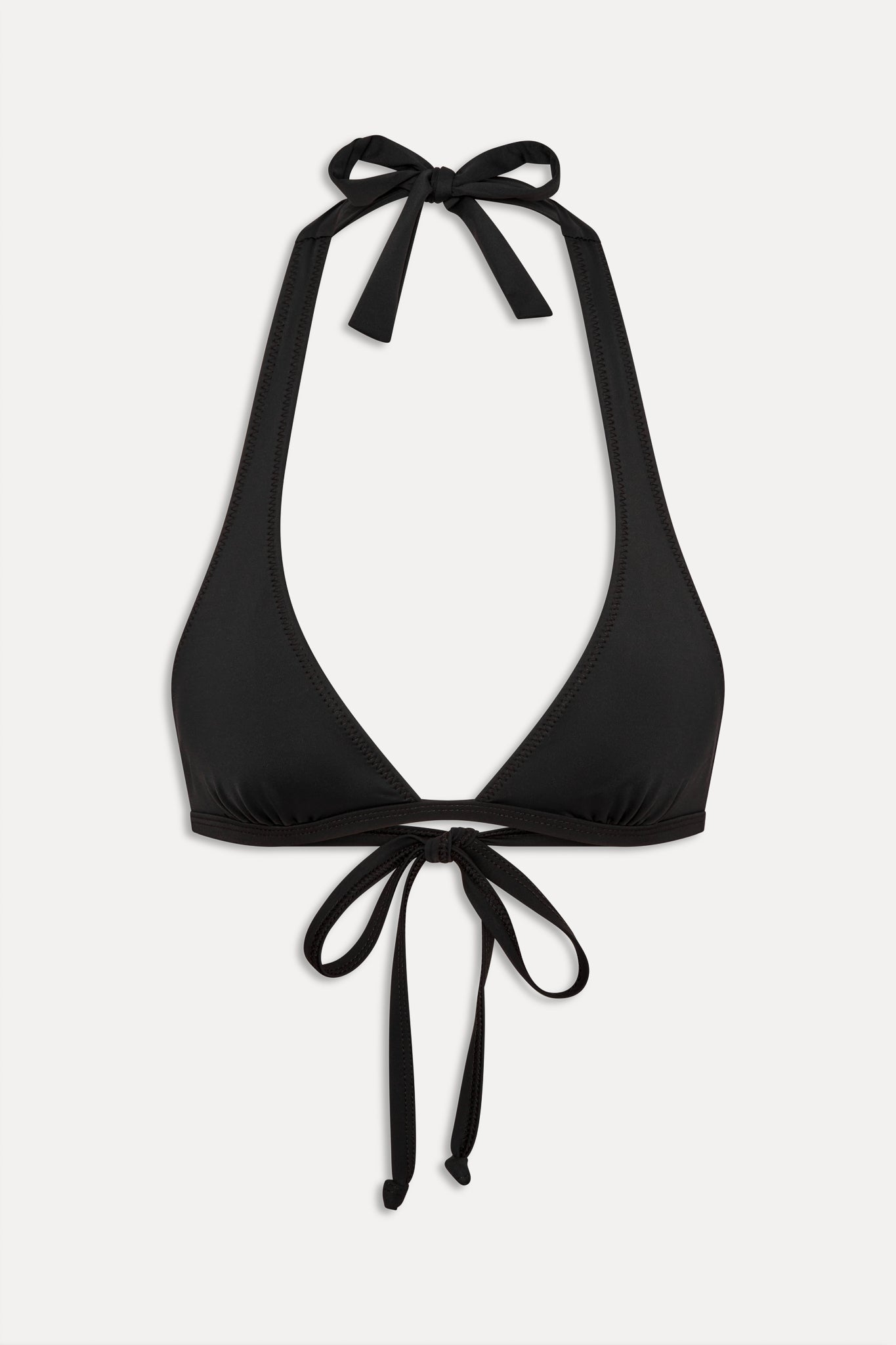 Frankies Bikinis 프랭크 홀터 비키니 탑 블랙