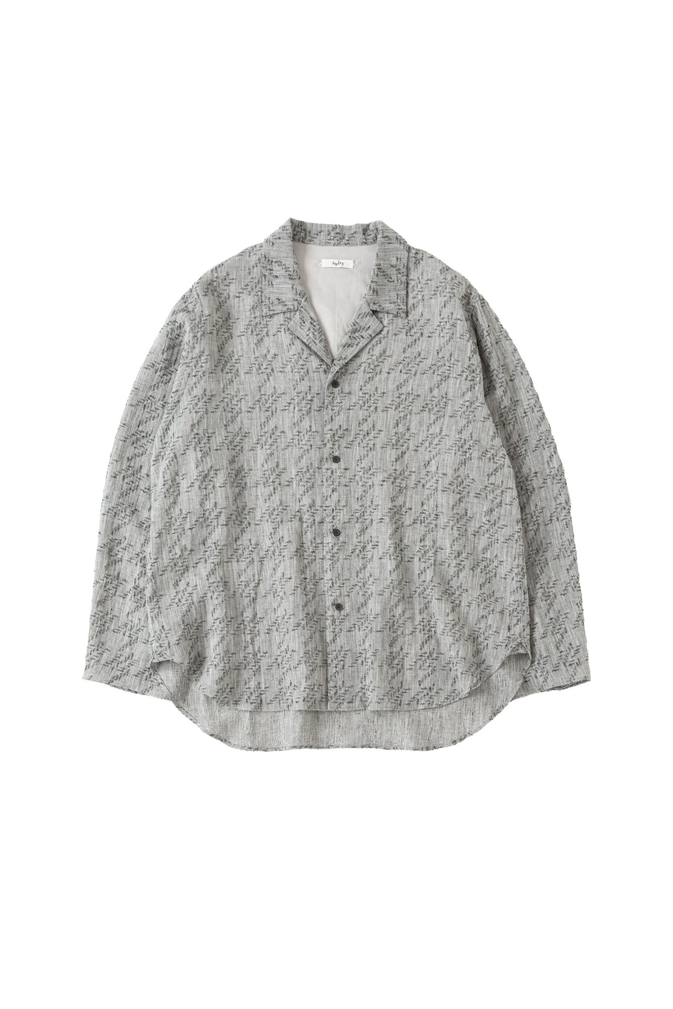 SABY Lapel Shirts - Bishu Japan Cotton Linen Jacquard FAB -
