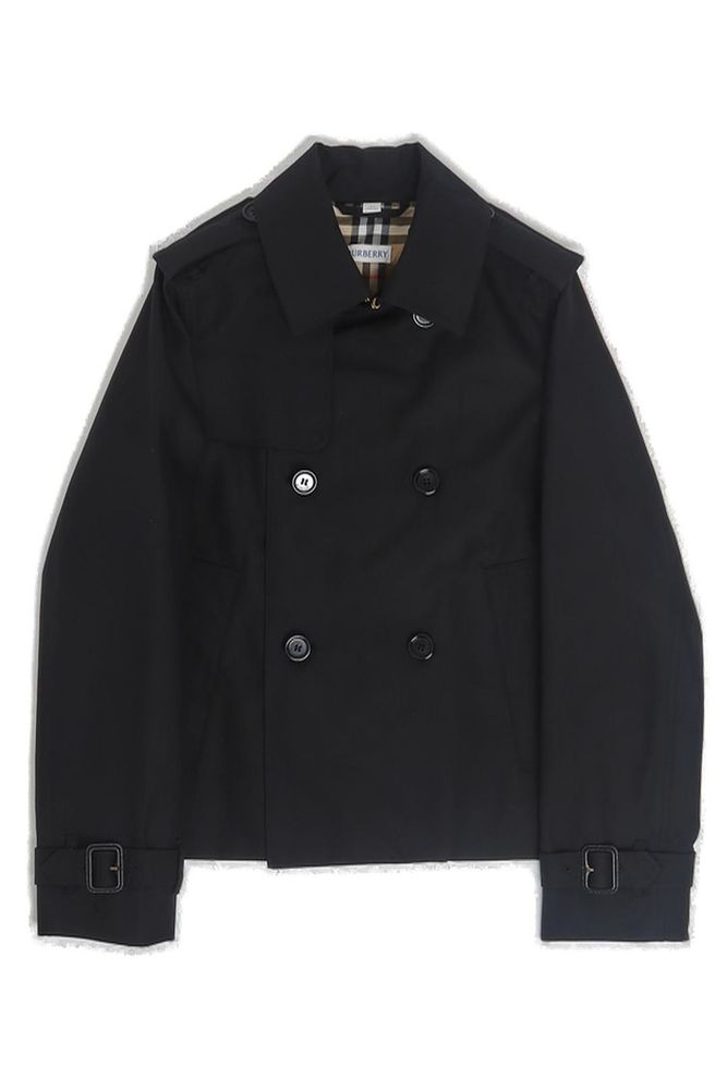 Burberry Kids 더블 브레스트 트렌치 자켓