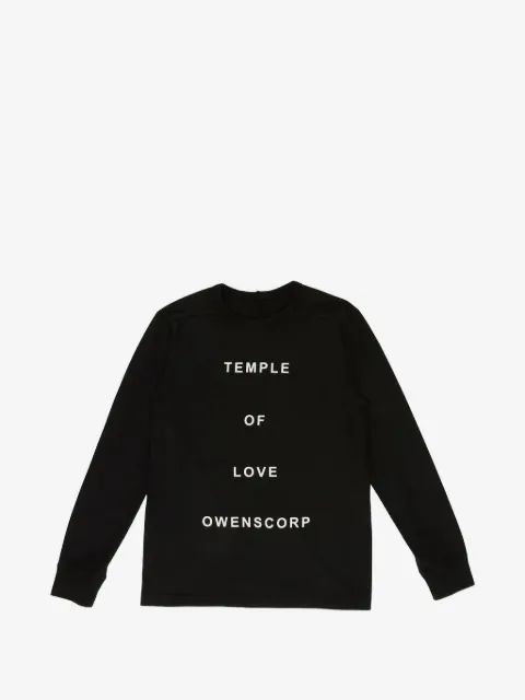 Rick Owens Kids 롱슬리브 그래픽 티셔츠