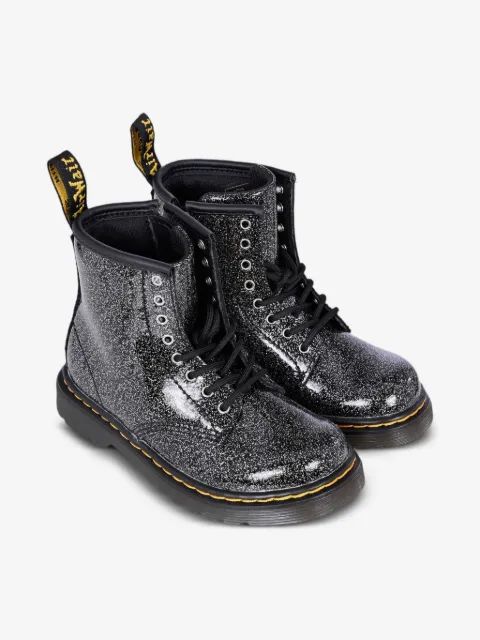 Dr.Martens kids 글리터 효과 부츠