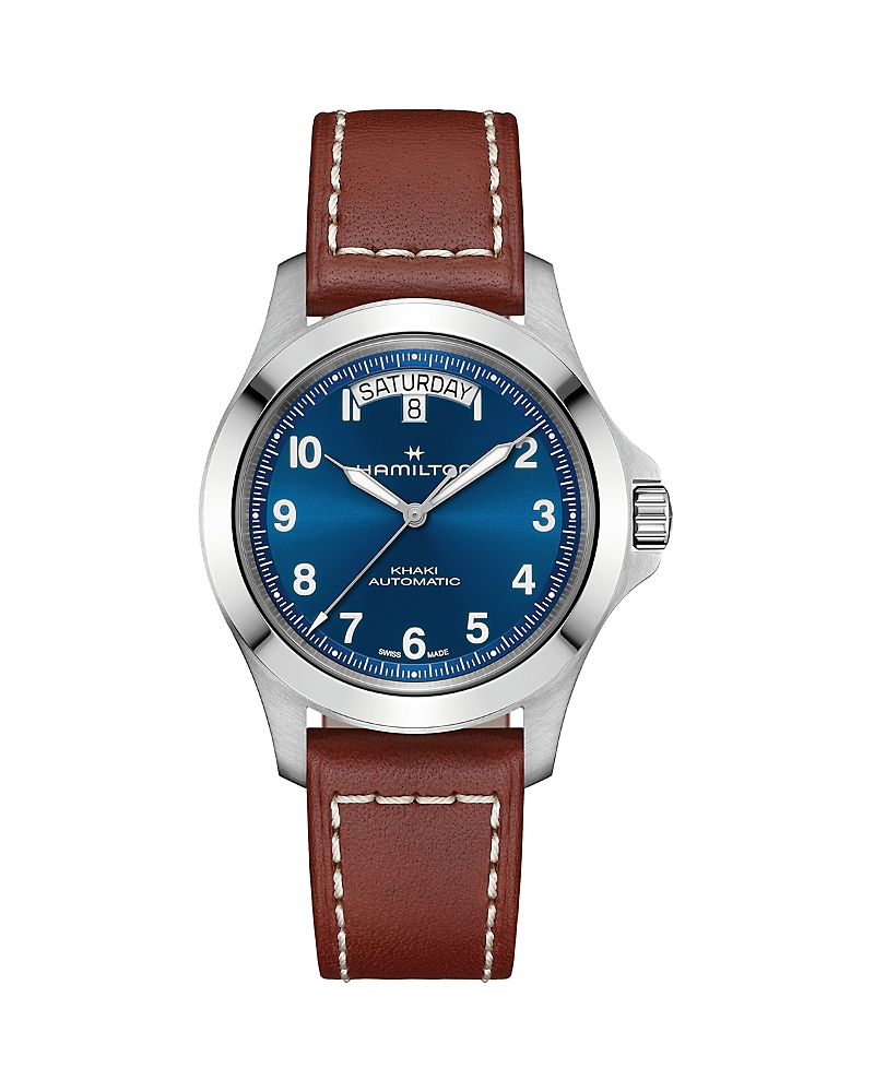 HAMILTON 카키 필드 데이데이트 자동 시계 40mm
