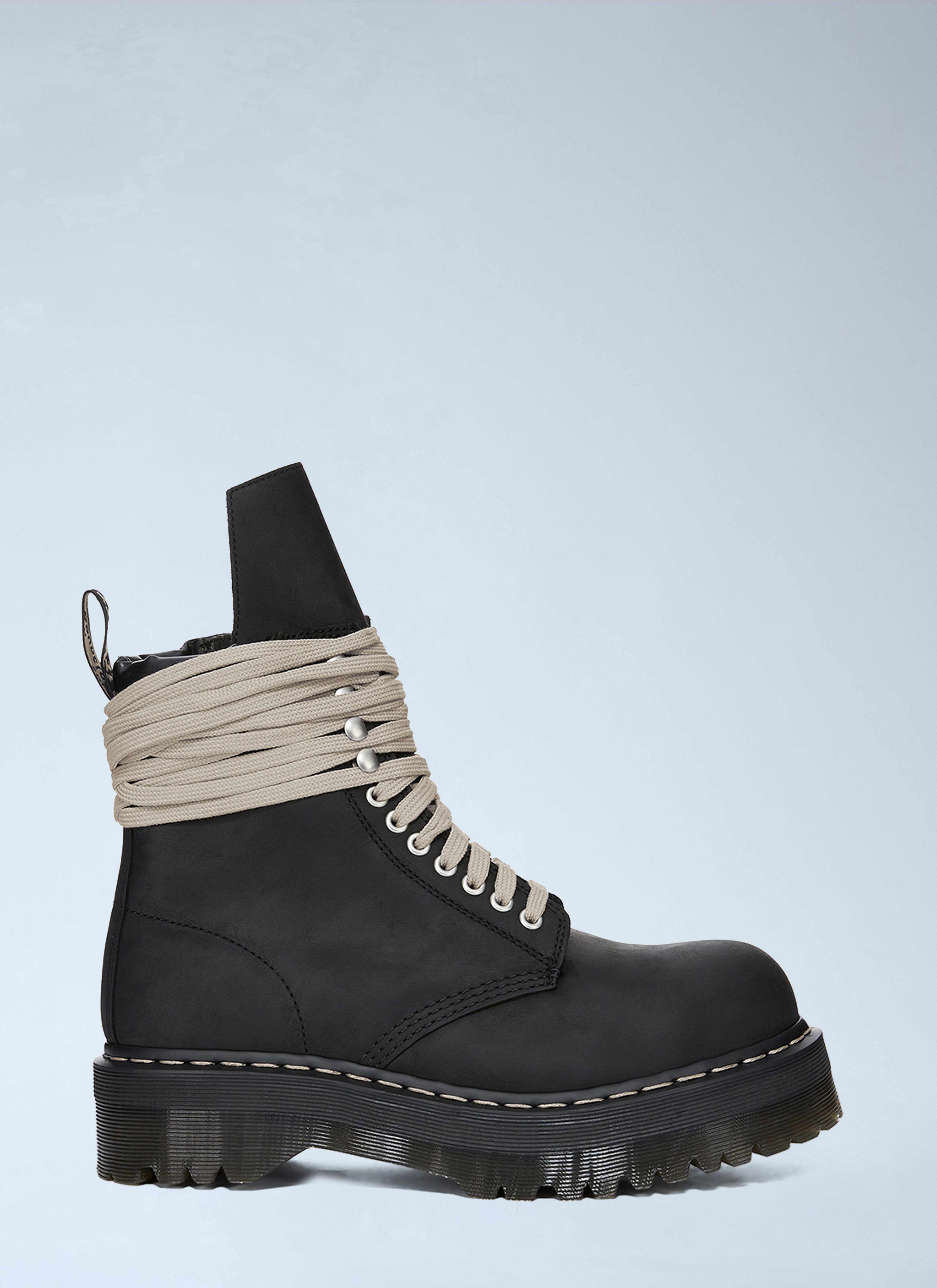 RICK OWENS 쿼드 솔 스틸 토 부츠