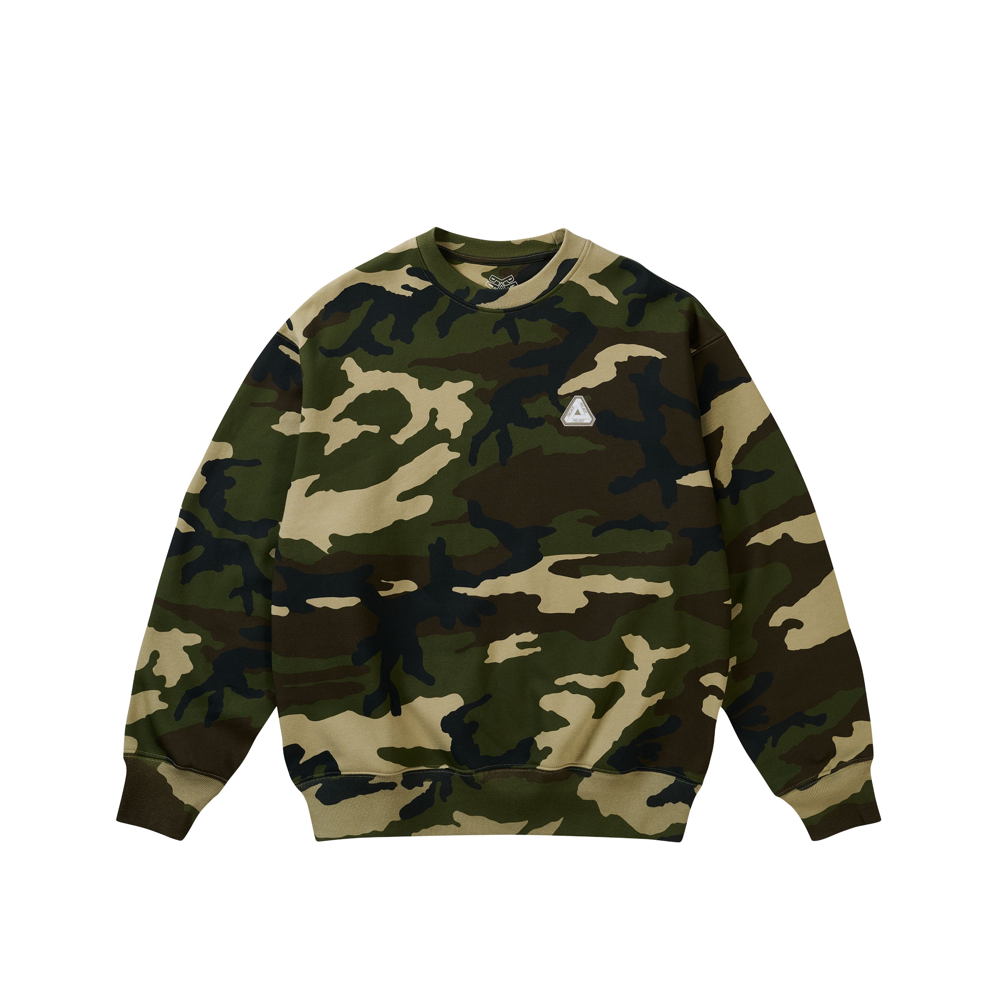 Palace 소파 크루 우드랜드 카모