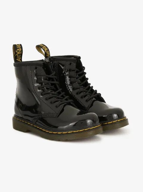 Dr.Martens kids 레이스 업 웰리 부츠