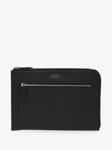 Smythson 루드로우 가죽 여행 오거나이저 파우치