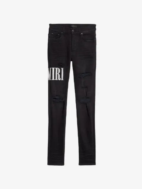 Amiri 로고 디스트로이드 진