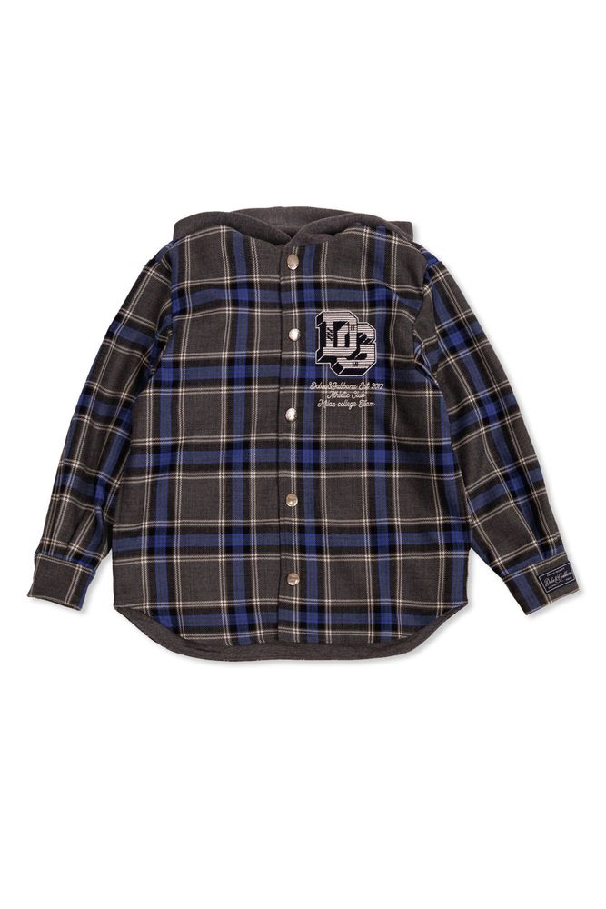 Dolce & Gabbana Kids 타탄 셔츠