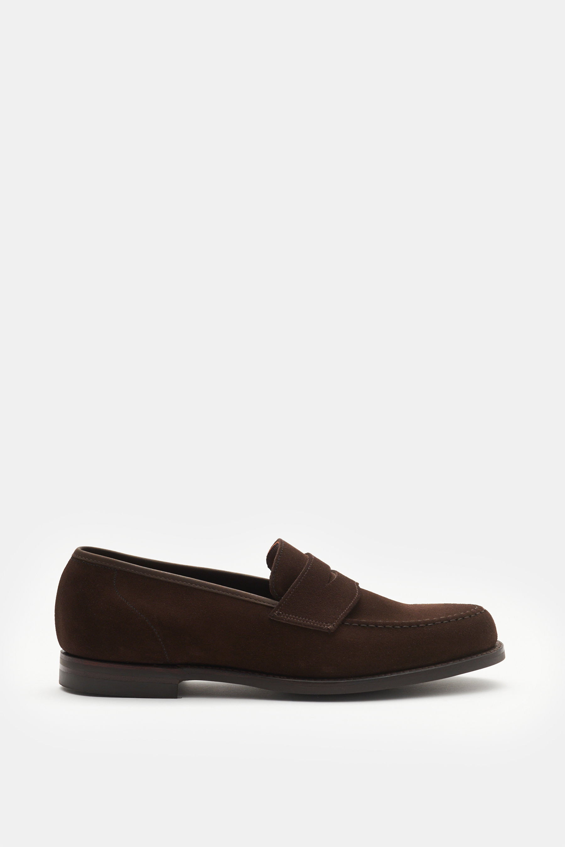 Crockett & Jones 하버드 페니 로퍼 다크 브라운