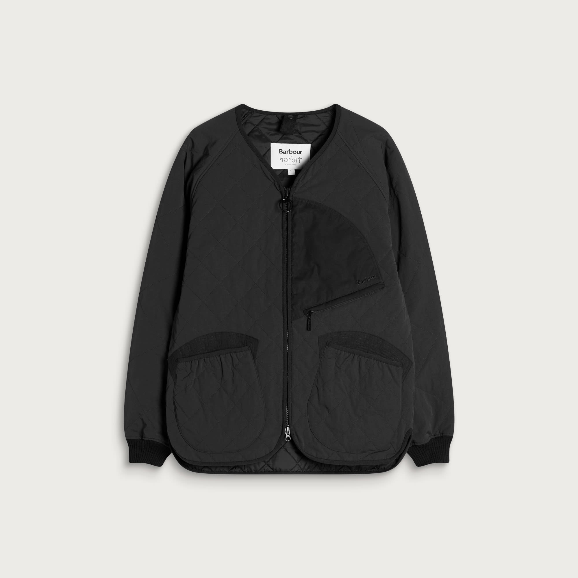 BARBOUR x 노르빗 퀼트 자켓