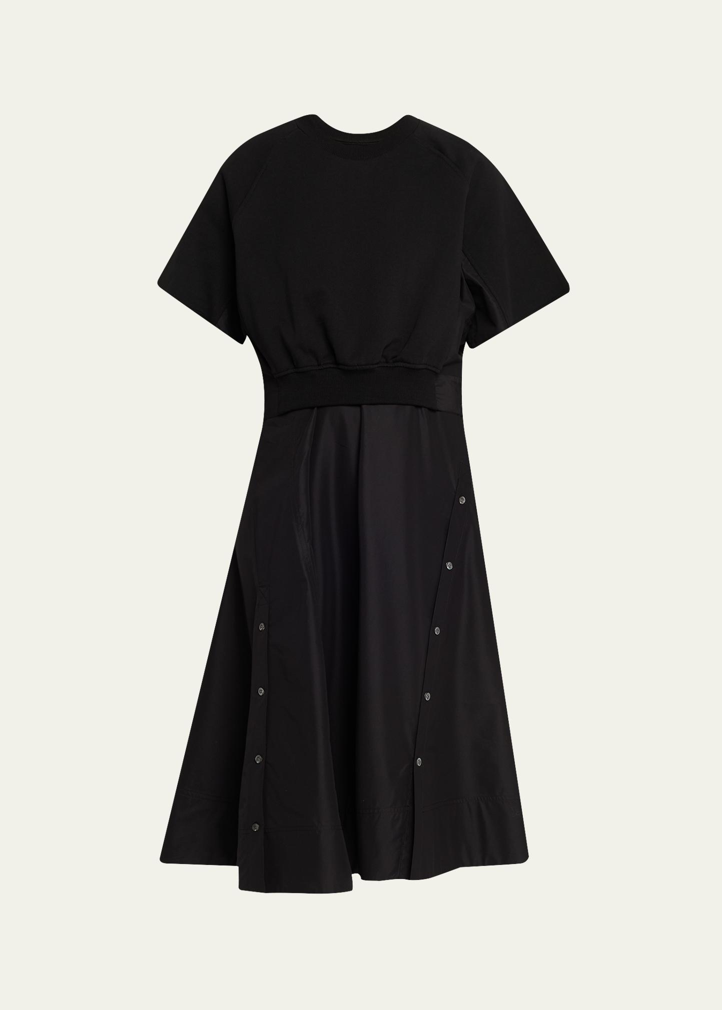3.1 PHILLIP LIM 반팔 조합 미디 원피스