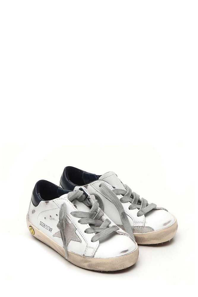 Golden Goose Kids 슈퍼스타 레이스업 스니커즈