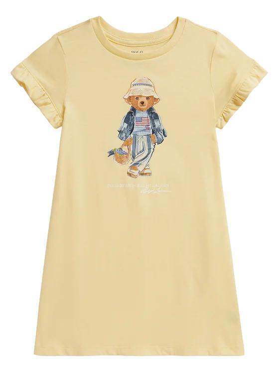 Ralph Lauren Kids 미니 니트 티셔츠 원피스