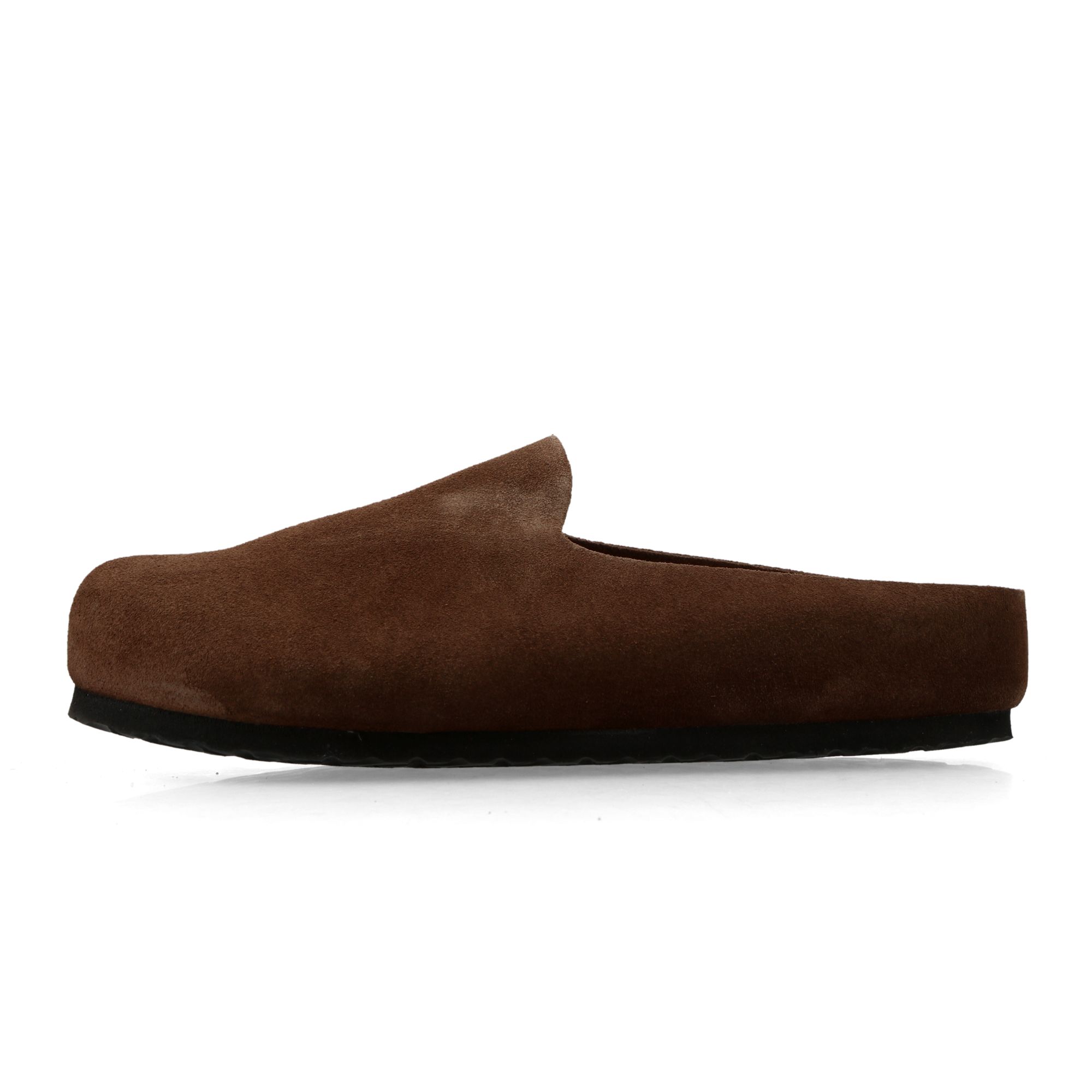 Birkenstock 암스테르담 랩드 스웨이드 가죽 레귤러 카라페