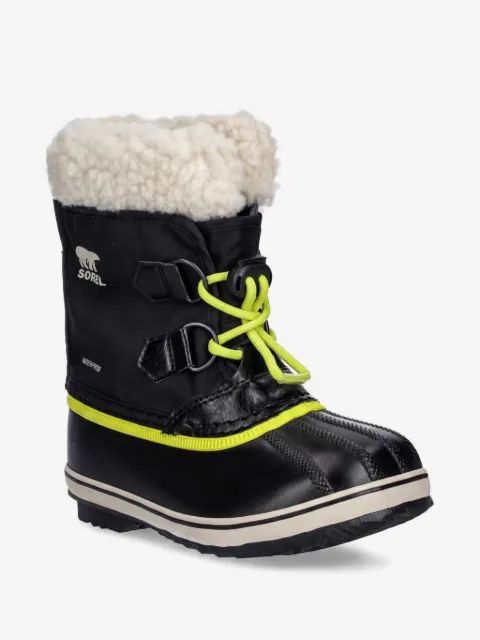 Sorel Kids 네온 트림 시어링 부츠