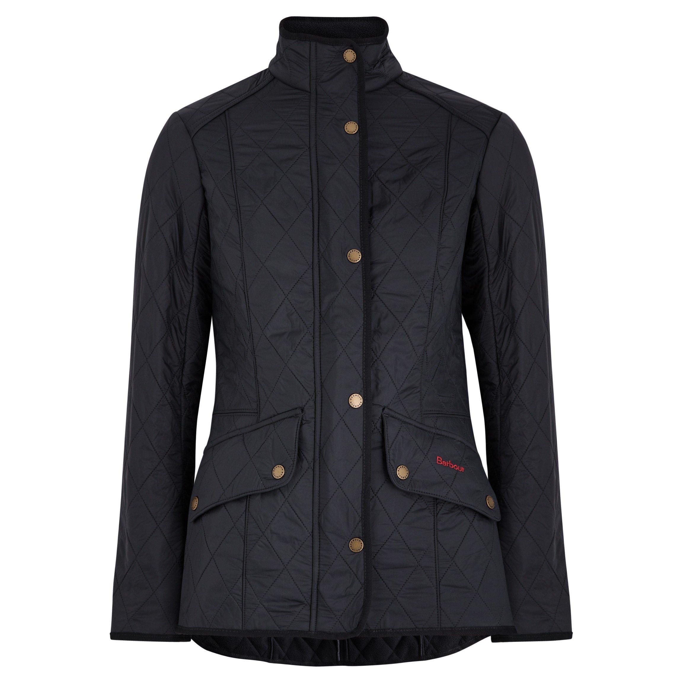 BARBOUR 여성 카발리 슬림핏 퀼팅 자켓