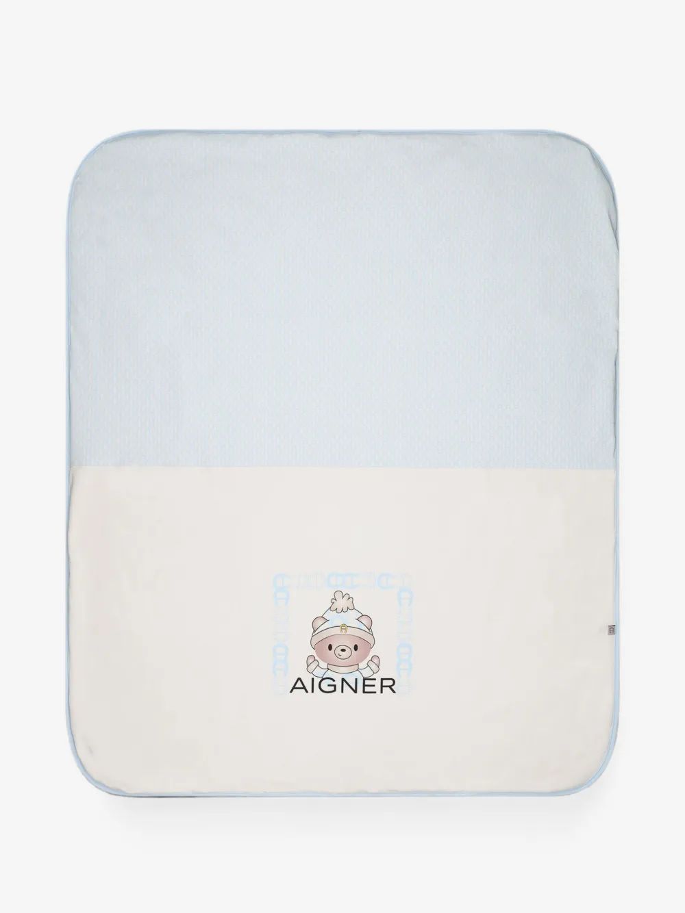Aigner Kids 로고 프린트 담요